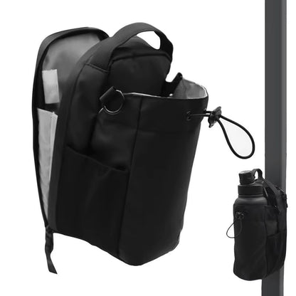 Fermeture zippée et aimants ultra résistants pour une tenue parfaite et vos affaires en toute confiance.